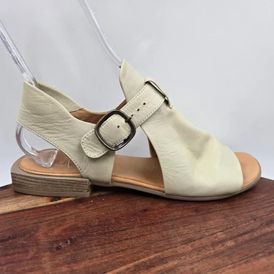 Sandalias Bueno Ava para mujer 40/9,5 beige cuero tostado confort hebilla gladiador Foto 1 de 4