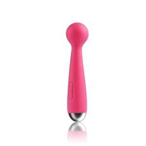 Svakom Mini Emma Rechargeable High End Silicone Wand Waterproof Pink W Storage - Picture 1 of 6