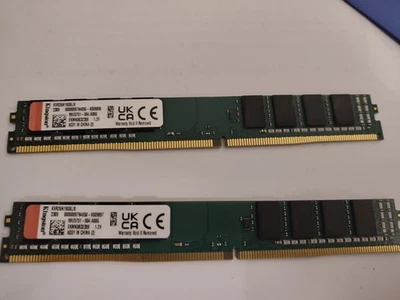 Kingston DDR 4 Ram 16GB 2666Mhz Vlp Niedrige Ram Riegel KVR26N19S8L/8  UDIMM - Bild 1 von 4