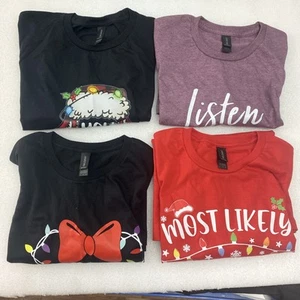 Lot Of 4 Men T Shirt Size Large  - Picture 1 of 14