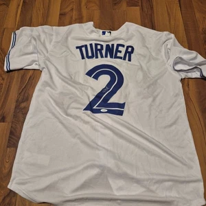Justin Turner Signed Toronto Blue Jays Jersey (JSA COA) 2xAll Star 3rd Baseman - Picture 1 of 2