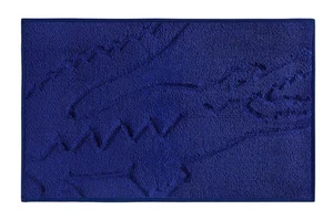 Lacoste - Heritage Anti-Mircobial Bath Rug 20" x 32" 100% Polyester Blue NWT - Picture 1 of 3