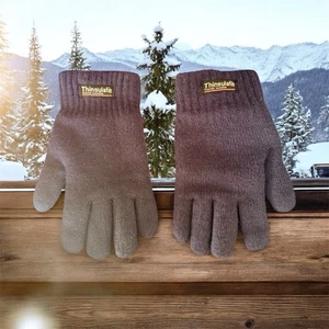 Men’s Acrylic/Wool 3M Thinsulate Blue Winter Gloves - Picture 1 of 2