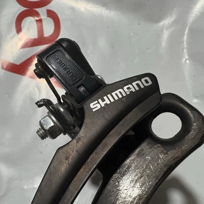 Desviador Delantero 31.8 MM TOP PULL Negro SHIMANO FD-TZ31 Pieza Triple Bicicleta Simple Foto 1 de 4