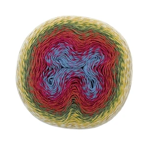 1000m Rhabarber Hummel Farbverlauf Garn leicht leicht leicht zu verarbeiten perfekt für Tücher - Bild 1 von 9