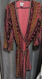 Jessica London Übergröße Azteken Hippie Kimono Kleid Plus Rock Neu Mit Etikett - Bild 1 von 12