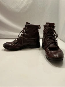 JUSTIN #902 George Strait KILTIE Boots MEN'S Sz 10 D Brown Leather - Picture 1 of 21