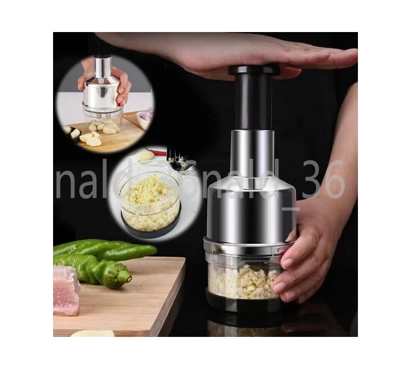 Profi Zwiebelschneider Manuell mit Schutzhandschuh Küchenhelfer Gemüsehacker Neu - Bild 1 von 4