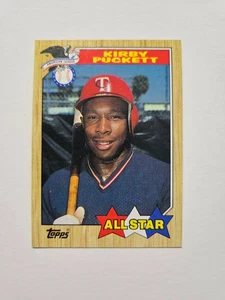 KIRBY PUCKETT 1987 TOPPS BASEBALL #611 MINNESOTA TWINS - Picture 1 of 2