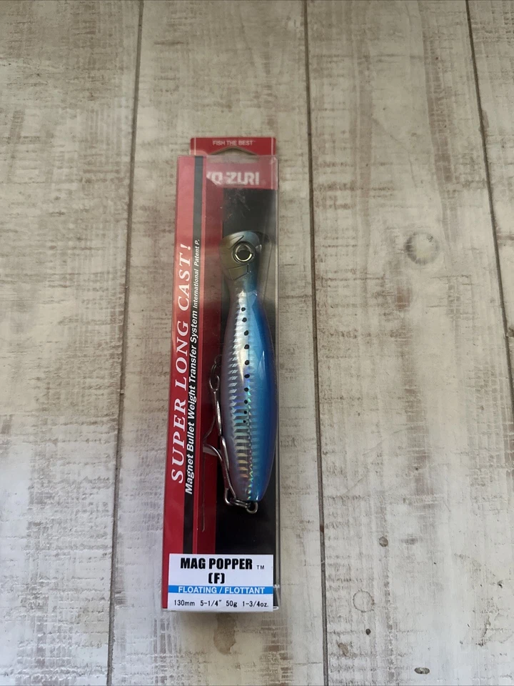 Yo-Zuri R1370-HIW Mag Popper 5.75" 1.75 oz. Sardine