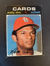 1971  TOPPS BASEBALL #720 Matty Alou EX+ Saint Louis Cardinals Hi -#