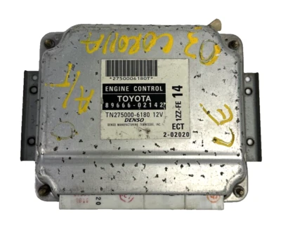 Toyota Corolla 2003 ECM ECU módulo de control del motor computadora 89666-02142 fabricante de equipos originales Foto 1 de 4