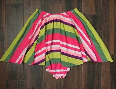 Crazy 8 девочек юбка размер XL (14) разноцветный в полоску юбка эластичный пояс  - Изображение 1 из 4
