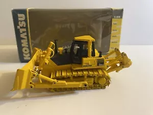 HTF Joal 277 Komatsu D155AX-5 Avance Bulldozer w/ROPS & Cab 1:50 Die-cast w/ Box - Foto 1 di 14