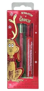 Revolution x The GRINCH Christmas Little Max Lip Kit Liner & Lipstick - Picture 1 of 2