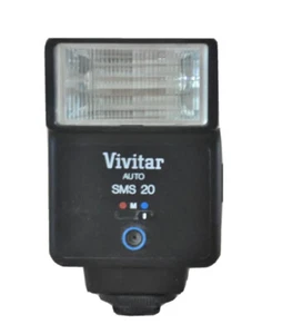 Vivitar SMS 20 Auto Thyristor Shot Lens Locking Mount Digital Camera Flash RARE - Picture 1 of 4