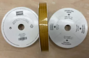3 Spools Of Stampin Up Hello Honey Ribbon - Picture 1 of 3