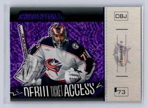 2023-24 Credentials #117 Jet Greaves Horizontal Debut Ticket Access Purple 06/10 - Picture 1 of 2