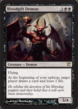 MTG magic cards 1x x1 Light Play, English Bloodgift Demon Innistrad