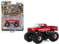 1993 FORD F-250 MONSTER TRUCK TERMINATOR III RED 1/64 DIECAST GREENLIGHT 49070 E