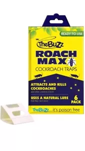 The Buzz Roach Max Cockroach Traps - 6 Pack - Picture 1 of 1