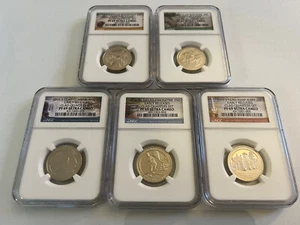 2016-S CLAD NATIONAL PARK QUARTER SET EARLY RELEASE NGC PF69 ULTRA CAMEO - Picture 1 of 4