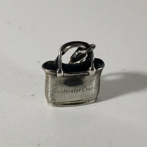Vintage Coldwater Creek Charm Sterling Silver 925 Purse Handbag 3.12 grams - Picture 1 of 6