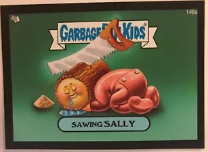 Garbage Pail Kids 2013 Minis #146a Aserrado Sally Negro Como Nuevo - Imagen 1 de 1