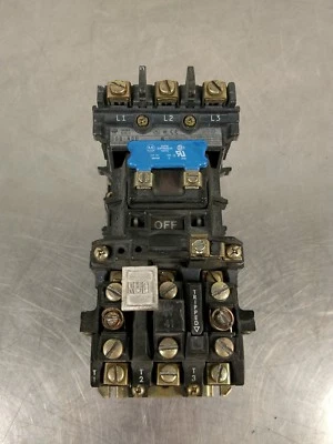 ALLEN-BRADLEY 509-A0D SERIE B ARRANQUE TALLA 0, 18AMP 600VAC 4E-10 Foto 1 de 4