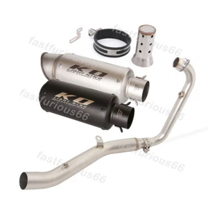 Slip On For LIFAN KP mini150 15-23 Exhaust System Muffler Header Pipe DB Killer - Picture 1 of 13