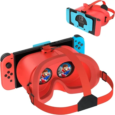 DEVASO VR Adjustable Headset Goggles Nintendo Switch Virtual Reality Gaming - AU