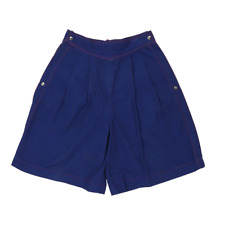 Byblos Shorts - 29W UK 12 Blue Cotton
