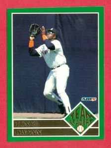 1992 FLEER (BB) Tony Gwynn SP "TEAM LEADERS" CHASE CARD #7 HOF'er/SD PADRES