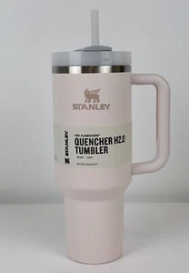 Stanley Rose Quartz 40 Oz H20 Quencher Tumbler - Picture 1 of 8