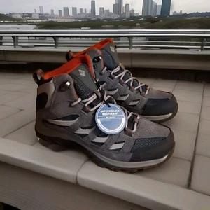 Columbia Crestwood Mid WP Waterproof Hiking Shoes Trail Boots Gray Womens Sz 7.5 - Picture 1 of 11