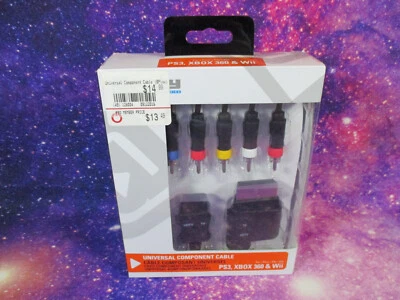 💥 @Play Universal HD Component Cable - PS3 XBox 360 Wii AV Chords NEW - Image 1 of 4