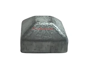 Post Cap Square 40mm x 40mm - 1.2mm Thick Hot Dip Galvanised Steel Knock On - Picture 1 of 2