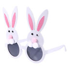  Rabbit Glasses Plastic PC Frame Easter Photo Booth Props Bunny Costume
