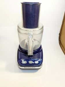 Kitchen Aid Little Ultra Power Food Processor Model KFP350 Blue 5 Cup - Picture 1 of 13