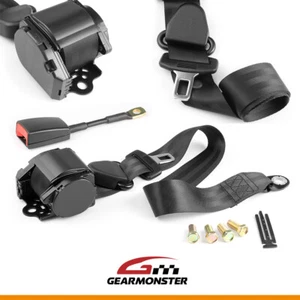 Schwarzer 3-Punkt-Trägheitsgurt für Mercedes-Benz T-Klasse T1 T2 TN UK - Bild 1 von 12