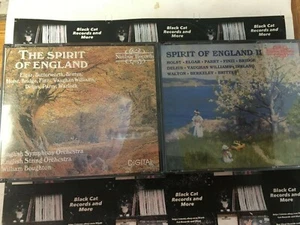 William Boughton Spirit of England I & II, 2 x 4 Disc Sets Elgar Britten Holst + - Picture 1 of 3