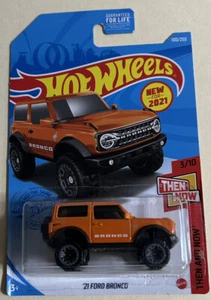 Hot Wheels '21 Ford Bronco Orange 3/10 Then and Now 100/250 - Picture 1 of 2