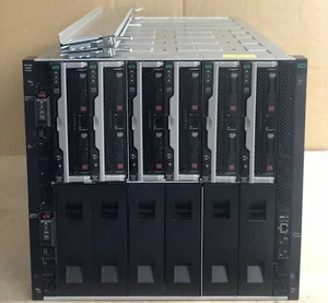 HPE Synergy 12000 6x 480 Gen10 Silver 120 Cores 2x 40GB VC 2x 16GB FC Frame - Picture 1 of 2