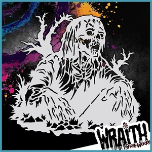 Zombie #4 - Plantilla de plantilla de aerógrafo reutilizable - Imagen 1 de 4