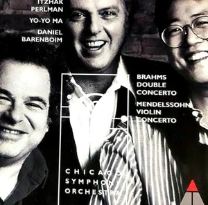Brahms: Double Concerto - Perlman/Ma/Barenboim - Teldec Records - Picture 1 of 4