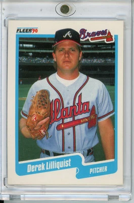 1990 Fleer #588 Derek Lilliquist - Image 1 of 2