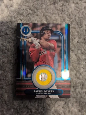 2024 Topps Tribute Stamp of Approval Relics Rafael Devers SOA-RD Blue /150 (MEM) - Image 1 of 2