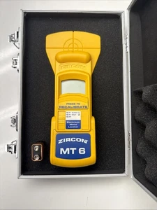 Zircon Metalliscanner Mt6 Professional Metal DetectorYellow With Case - Picture 1 of 5