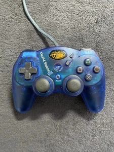 Mad Catz Dual Force 2 Blue Sony PlayStation Controller Parts - Picture 1 of 5