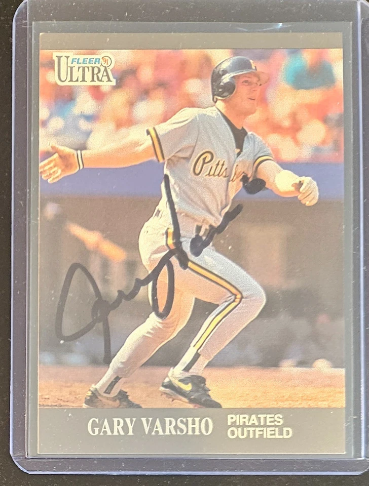 Gary Varsho 1991 Ultra Update # U104 Autograph Signed Auto Card Pirates - Image 1 of 1
